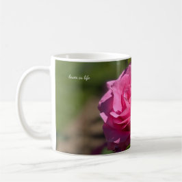 Single Rosa Rose Kaffeetasse