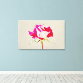 Single Rose Fotografie Leinwanddruck (Insitu (Holzboden))