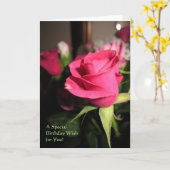 Single Rose Karte (Gelbe Blume)