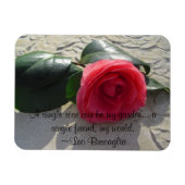 Single Rose Magnet (Horizontal)