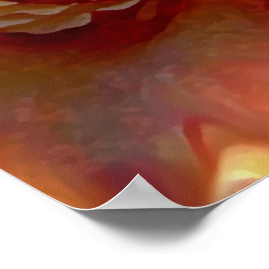 Single Rose Poster (Ecke)