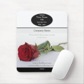 Single Rose Werbemouse Pad - HAMbyWG Mousepad (Mit Mouse)