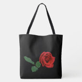 Single Rote Rose Garden Blume Florenz Tasche (Rückseite)