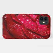 Single-Rote Rose im Rain iPhone SE/5/5 Case-Mate iPhone Hülle (Rückseite (Horizontal))