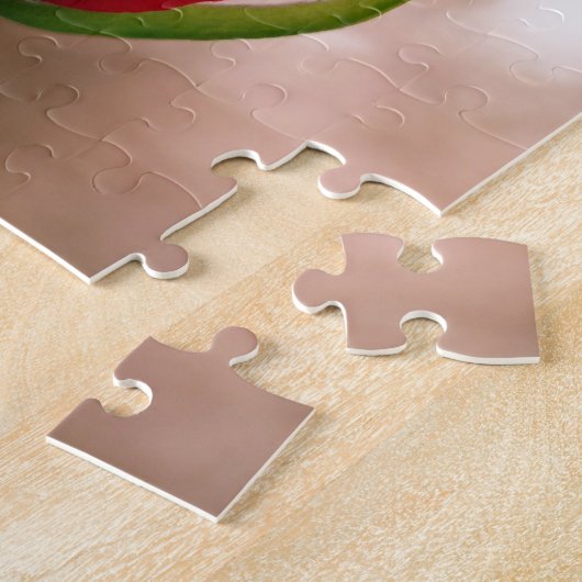 Single Rote Rose Puzzle (Seite)