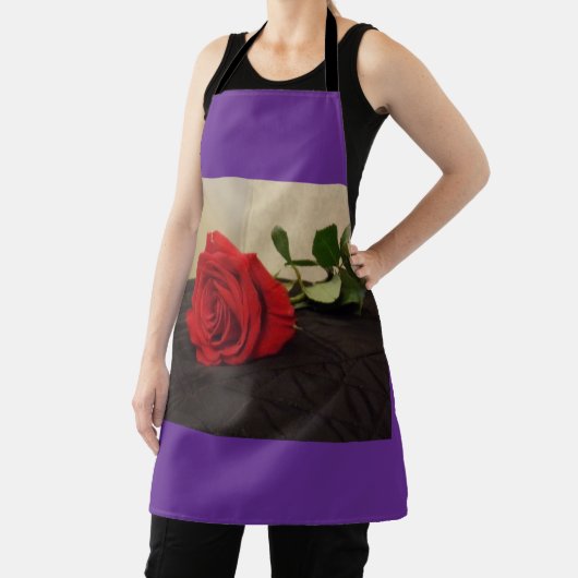 Single Rote Rose Schürze (InSitu)