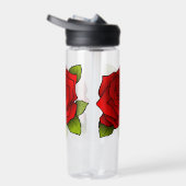 Single Rote Rose Trinkflasche (Rechts)