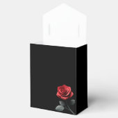 Single Rote Rose-Wedding Vielen Dank Geschenkschachtel (Geöffnet)