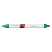 Single-roter Mohnblumen-Blumen-Namen-Stift Kugelschreiber (Vorderseite)