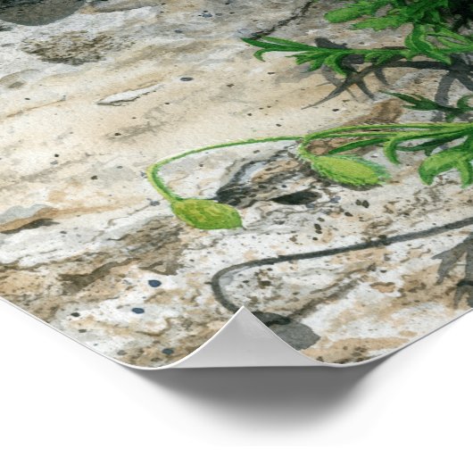 Single Round Shadow Poster (Ecke)