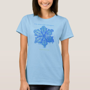 Single-Schneeflocke T-Shirt