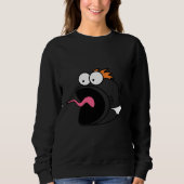 Single schreit Fisch Sweatshirt (Vorderseite)