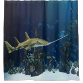 Single Schwertfisch Duschvorhang (Vorderseite)