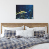 Single Schwertfisch Leinwanddruck (Insitu (Schlafzimmer))