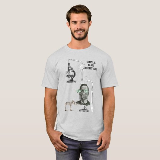 Single Scientist Science Major Doctor of Science T-Shirt (Vorne ganz)