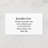 Single Script Loyaltcard Treuekarte (Rückseite)