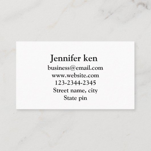 Single Script Loyaltcard Treuekarte (Rückseite)