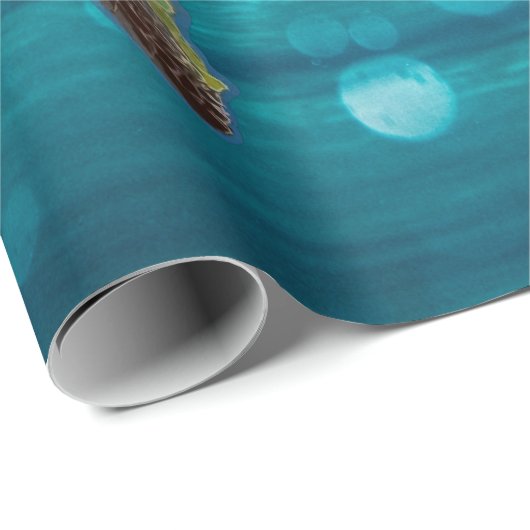 Single Sea Turtle Geschenkpapier (Rolleneckpunkt)