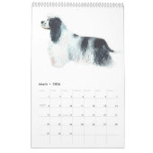 Single Seite 2023 DOGS-Kalender, Weißer Kalender (Mär 2026)