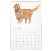 Single Seite 2023 DOGS-Kalender, Weißer Kalender (Jan 2026)