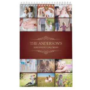 Single-Seite 2025 für Ihr eigenes Foto hinzufügen Kalender