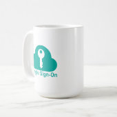 Single Sign-On-Cloud-Schlüsselsicherheit Kaffeetasse (Vorderseite Links)
