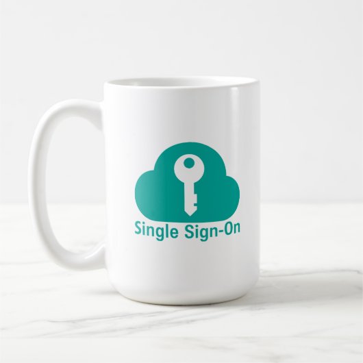 Single Sign-On-Cloud-Schlüsselsicherheit Kaffeetasse (Links)