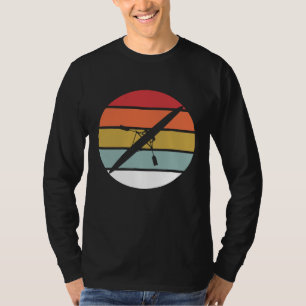 Single Skulptur Ruderrückwand Schieberotorensport T-Shirt