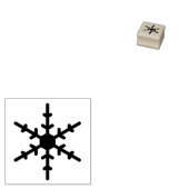 Single Snowflake Art Briefmarke Gummistempel (Stempel)