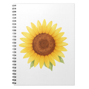 Single Sonnenblumen Notizblock
