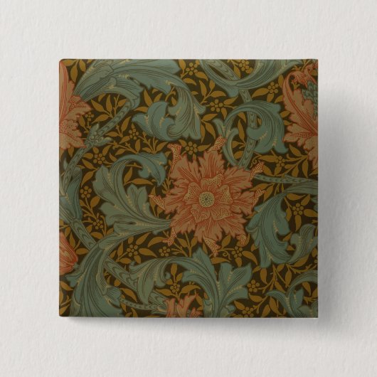 "Single-Stamm" Tapetenentwurf Button (Vorderseite)