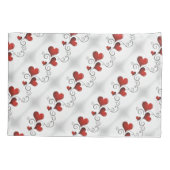 Single Standardgröße Kissen/Herz Kissenbezug (Rückseite)