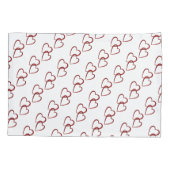 Single Standardgröße Kissen/Herz Kissenbezug (Rückseite)