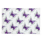 Single Standardgröße Kissen/Schmetterling Kissenbezug (Rückseite)