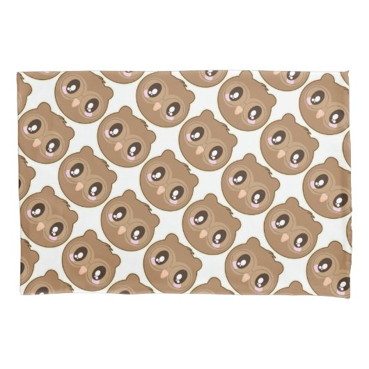Single Standardgröße Pillowcase/Owl Kissenbezug (Vorderseite)