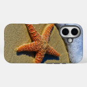 Single Starfish am Strand Case-Mate iPhone Hülle (Rückseite (Horizontal))