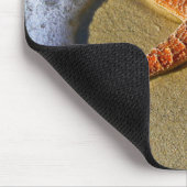 Single Starfish am Strand Mousepad (Ecke)