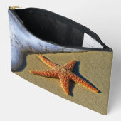 Single Starfish am Strand Zubehörtasche (Offen)