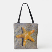 Single Starfish im Sand Tasche (Rückseite)