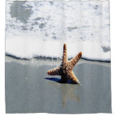 Single Starfish Washed Ashore Duschvorhang (Vorderseite)