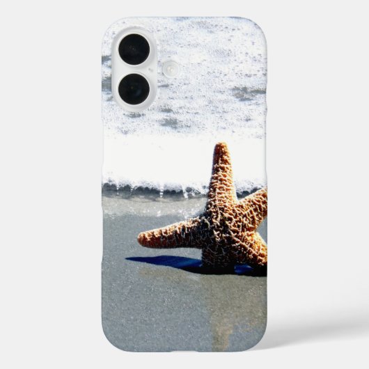 Single Starfish Washed Ashore Jigsaw Puzzle Case-Mate iPhone Hülle (Rückseite)