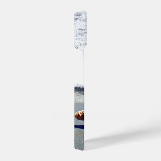 Single Starfish Washed Ashore Jigsaw Puzzle iPhone Hülle (Rechte Seite)