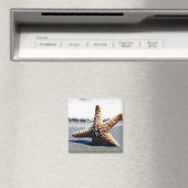 Single Starfish Washed Ashore Magnet (In Situ (Geschirrspüler))