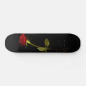Single Stem Rose Skateboard (Horizontal)