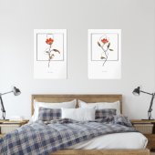 Single Stepphalterung Blume mit Abstraktem Detail Bilderwand Sets (Schlafzimmer)