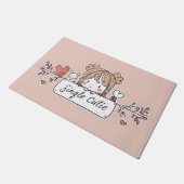 Single Süsse Anime Kawaii Fußmatte (Schrägansicht)