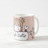 Single Süsse Anime Kawaii Kaffeetasse (VorderseiteRechts)