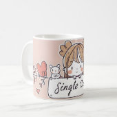 Single Süsse Anime Kawaii Kaffeetasse (Vorderseite Links)