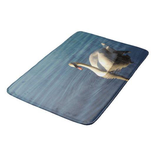 Single Swan Badematte (Schrägansicht)