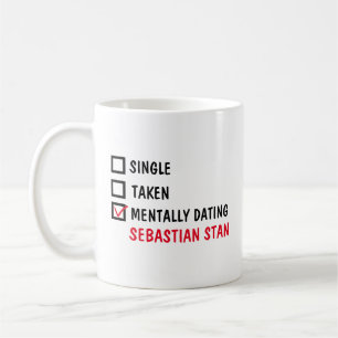 Single Taken Mentally Verabreden Sebastian Stan Kaffeetasse